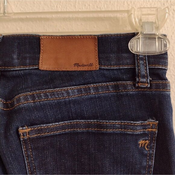 Madewell Super Skinny Womens 26 Denim Jeans Dark Wash Mid Rise - Picture 7 of 7